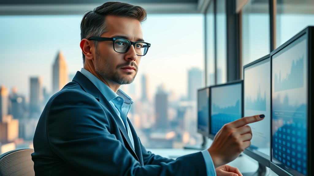 Strategist analyzing social media content data and engagement metrics