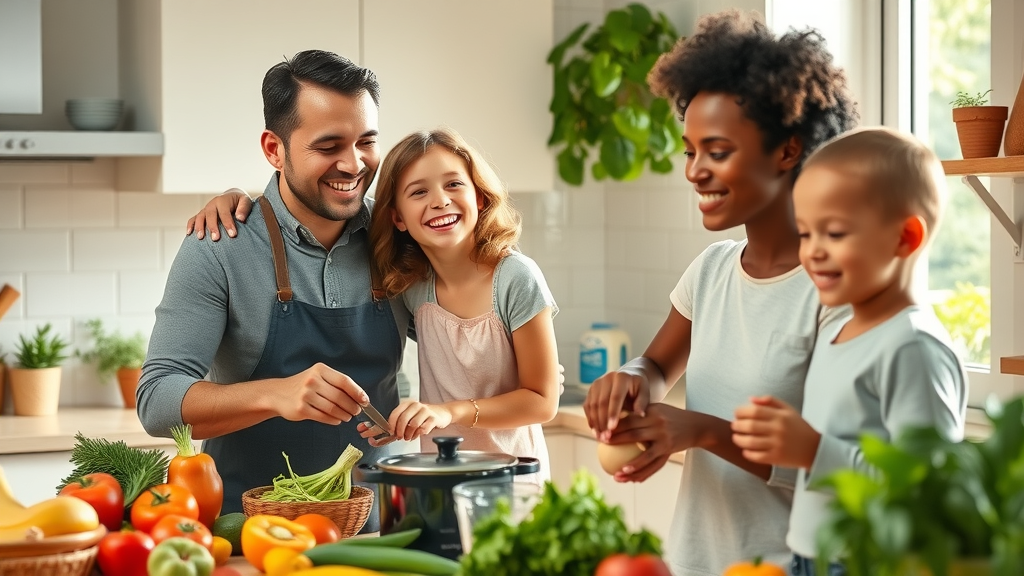 functional medicine holistic health family preparing nutritious food