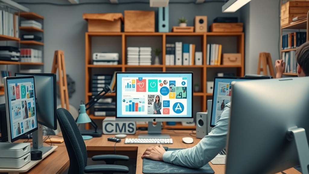 content management services organized workspace uploading digital assets