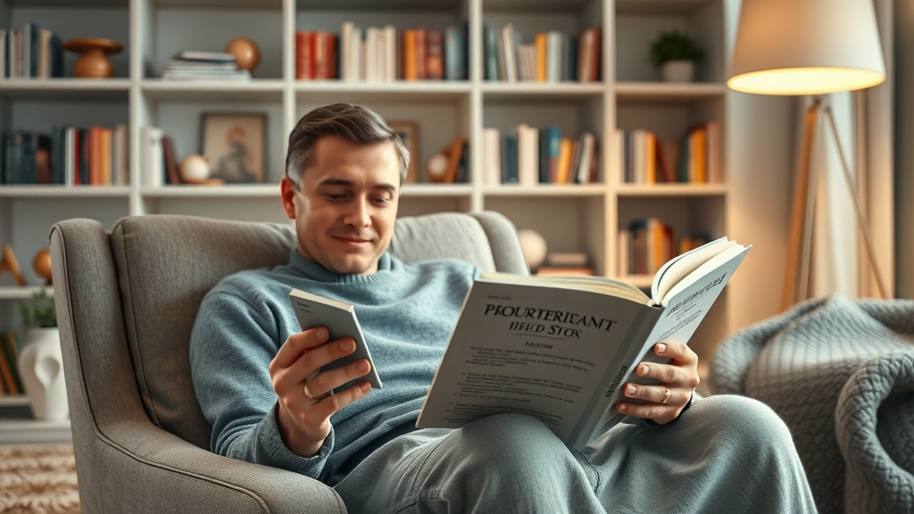 Digital detox by reading a book instead of using social media