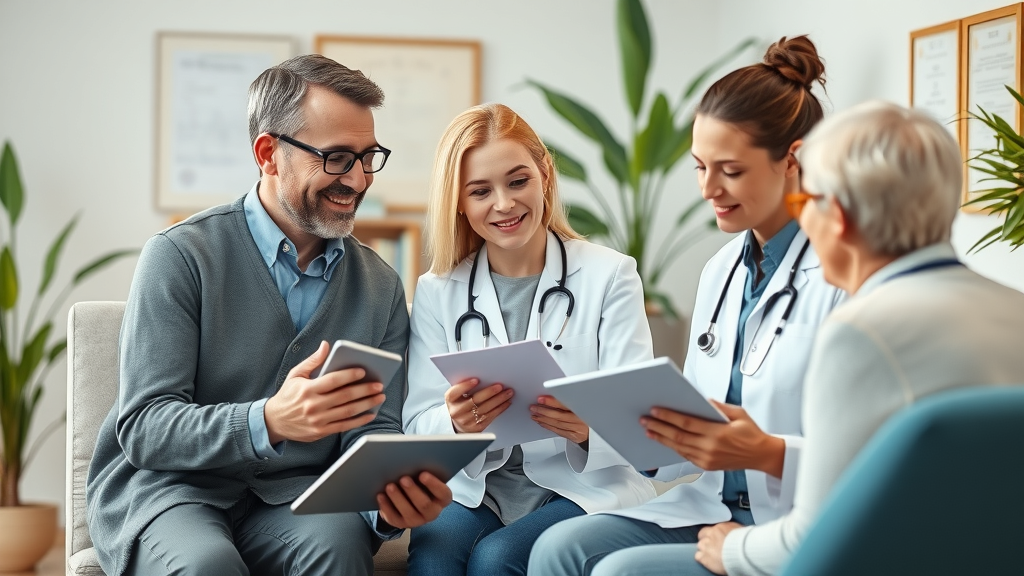 personalized regenerative health benefit consultation, treatment plan, regenerative medicine professional with patient