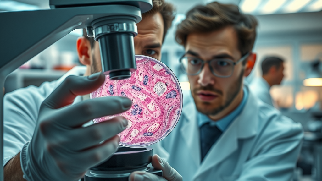 Tissue engineering science: Human tissue under microscope guiding regeneration