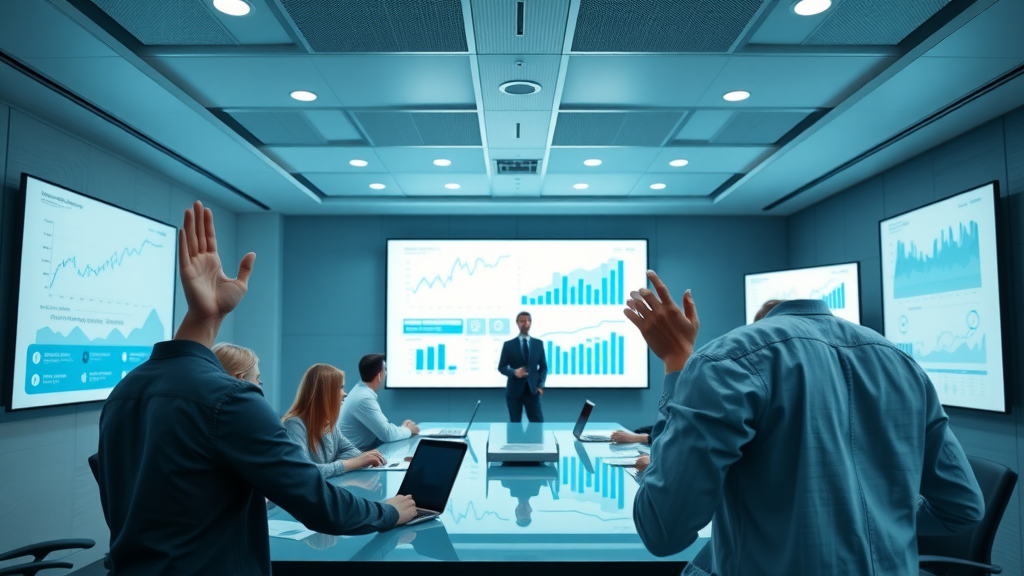 content management services innovative company workspace presenting digital content